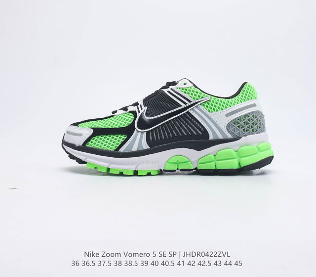 Nike 耐克夏季 ZOOM VOMERO 5 运动鞋休闲训练跑步鞋 Nike Zoom Vomero 5 男女子运动鞋妥帖包覆足部 提供透气支撑效果 耐穿材