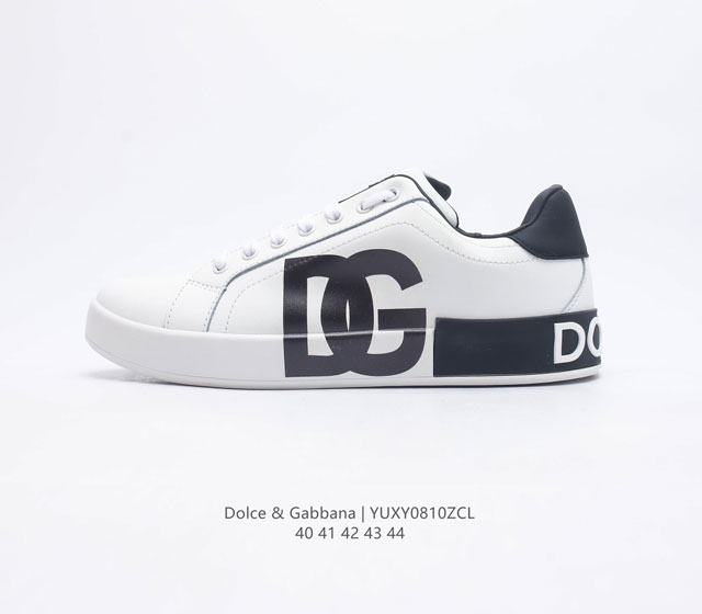 新款Dolce Gabbana DG重工系列男士运动鞋 杜嘉班纳DG加18S新款意大利黑手党元素系列手绘涂鸦小白鞋 经典全白皮面板鞋 融入夸张的涂鸦 元素完美诠