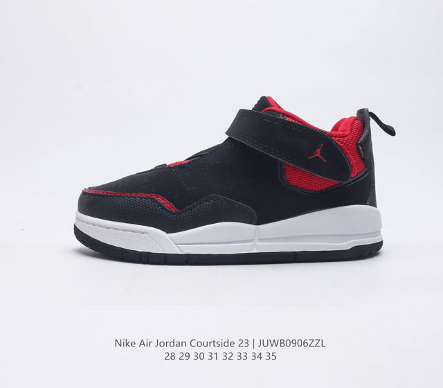 耐克乔丹 儿童运动鞋 Nike Air Jordan Courtside 23男女童篮球鞋潮运动鞋 人气单品aj23代柔软舒适 是作为air Jordan 3到